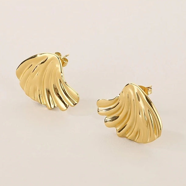 Gold Sweep Earrings